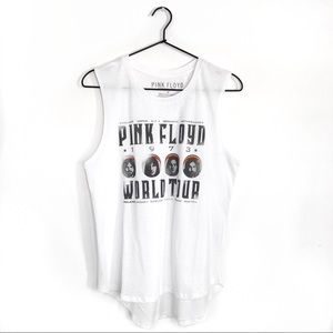 Pink Floyd | BNWT fit white graphic band tank top